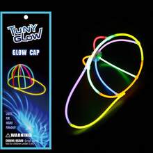 DIY Glow Stick Hats, Colorful Assembled Glow-In-The-Dark Hats, Cool Glowing Party Decorations, Suitable For Music Festivals, Birthday Parties, Outdoor Activities, Warnings, And, Teenagers And Adults Are All Appropriate - Multicolor - View 6