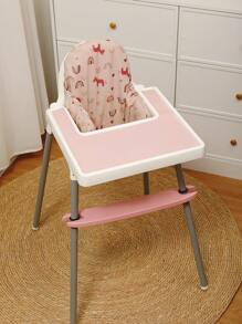 1 Set Baby Hochstuhl Fußstütze aus natürlichem Bambus Holz mit Höhenverstellung, passend für Antilop Hochstuhl, rutschfest und stabil, Baby Hochstuhl Zubehör
