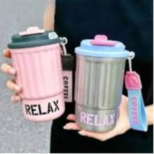 400ml Thermal Cup With Sealing Lid And Handle – Perfect For Coffee, Tea Or Juices Anywhere. - trắng - Xem 6