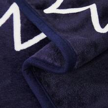 Kenzo Kleine Decke KRT-015S Modisches Muster Glatt und hautfreundlich Reichhaltiger Druck Sonnenwarmer Samt Sofortiges Modebewusstsein Bunte Tigerkopfdecke Blau