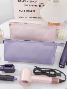 1Pc Multi-Color Waterproof Hair Dryer Storage Bag Hair Dryer Holder Hair Tool Bag Curling Wand Storage Bag Portable Travel Carrying Organizer Bag For Crimping Hair Tools(Curling Iron, Hair Dryer), Hair Clips, Hair Straightener, Ideal For Home & Travel, Great Gift For Valentine's Day & Mother's Day Travel Essentials Cruise Essentials Dorm Essentials Mom Gifts Teachers Gifts Bridesmaid Gifts - Multicolor - View 5