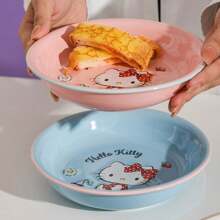 Sanrio Brandneuer offizieller Sanrio Keramik Cartoon niedliche hochwertige Speiseteller, Dessert-/Obstplatte, für den Heimgebrauch