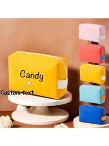 Customized Multi-Color Waterproof Makeup Bag, Fashionable And Convenient Toiletry Organizer