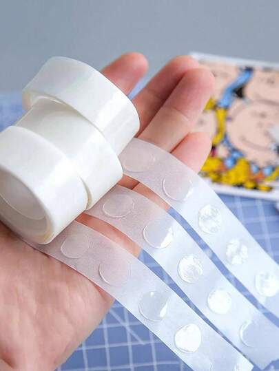 100/200/300个双面透明气球胶点，适用于婚礼和生日装饰、家居和办公用品