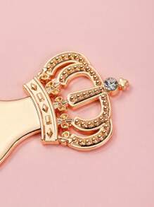 1pc Golden Crown Corkscrew Bottle Opener, Creative & Fun Household Opener
