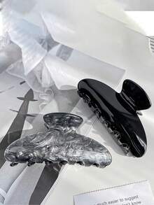 女士时尚休闲可爱百搭大号果冻色发夹，高品质适合日常装扮、节日、派对、海滩、旅行、所有季节时尚发饰美容爪夹可爱发夹 - 彩色 - 查看 7