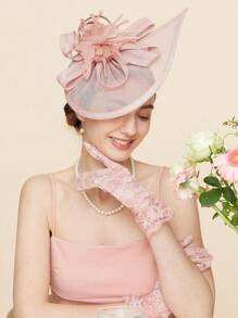 1Pc Tea Party Fascinator Hat For Women Kentucky Headwear Derby Pillbox Church Hat For Cocktail Wedding ,Hair Accessories, Tiny Hats, Mini Fascinator, Mini Cap, School Stuff, Gifts, Classy, Festival Outfits, Rave Accessories