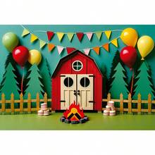 Photographic Panel June Festival Scenery Fabric - FDFJN0135 - View 1