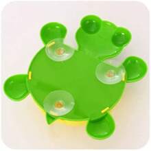 2pcs Animal Toothbrush Rack Turtle Strong Suction Cup Toothbrush Toothpaste Storage Shelf Bathroom Wall Mounted Toothbridge Seat PP+PVC Material Helps You Store Toothbrush Toothpaste Can Also Be Used For Makeup, Brushing, Tableware, Etc. Not Only Practical, But Also Decorates The Wall Space, Making Life Full Of Fun