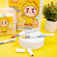 Ronghui 12/24/36/48 Colors, Acrylic Art Markers, Quick Drying Watercolor Pens For Drawing, Doodling, Teachers And Back To School Use