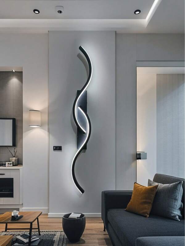 1 pièce de Sconce mural rechargeable par USB, variateur de luminosité LED avec télécommande, trois styles avec différentes couleurs. Bande lumineuse LED longue de 60/80 cm en aluminium, 5V2A 4000mAh. Facile à installer, convient pour la chambre, le salon, la cuisine, le couloir, la galerie d'art, l'escalier, la salle à manger