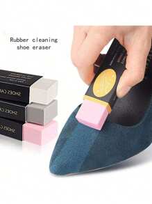 1/2 Set Velvet Shoe Cleaner Rubber Eraser - Non-Electric Stain Remover For Sneakers, Clothing, Glass, Walls, Floors, And Furniture - Multi-Functional Dry Cleaning Wiping Tool For Gentle Fabric Care.
