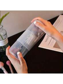 A Versatile Adjustable Desktop Brush With A Simple Dust-Proof Brush, Covered Makeup Brush, Pen Comb Storage, Telescopic Bucket, Portable With Cover