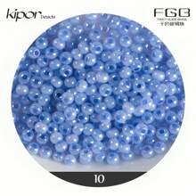 4mm 360 piezas Cuentas de vidrio, 13 colores 6/0 Pequeñas cuentas artesanales, Pequeñas cuentas espaciadoras para hacer joyas DIY, pulseras, collares y manualidades, agujero de 1,2mm