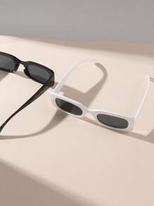 2 piezas Gafas de moda diarias con estilo Y2K lindas para adolescentes