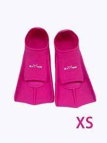 1pc Free Diving Swimming Training Fin, Solid Color/Multicolor Silicone Professional Snorkeling Training Equipment Unisex, Beach Essentials, Beach Accessories, Pool Float - Multicolor - View 11