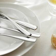 40PCS Stainless Steel Silverware Set, Flatware Set For Kitchen, Cutlery Set With Forks, Spoons And Knives, Modern Flatware Set Service For 8