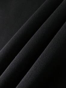 女士秋冬双层连帽套头卫衣，女士外套，女士秋冬服装，女士秋冬装，返校季女士拉链连帽卫衣，女士军装风双层连帽卫衣休闲黑色 - 黑色 - 查看 10