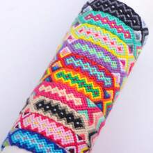 20pcs/Pack Adjustable Handmade Woven Bracelet, Colorful Bracelets For Women, Unisex Random Color Friendship Wrist Jewelry Gift