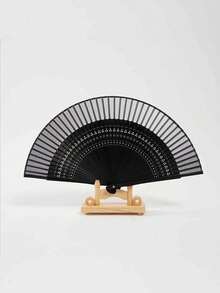 1pc Foldable Fan Hand Held Fan With Tassel For Outdoor Travel Dancing Performance Cheongsam Dressing Accessories Photo-Taking Props - Nhiều màu - Xem 15