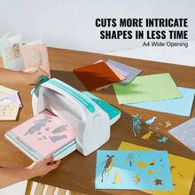 Manual Die Cutting Embossing Machine 9" Opening For Art Craft Scrapbooking - Multicolor - View 5