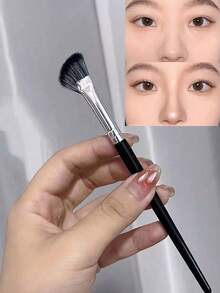 3件套鼻部轮廓刷和高光刷套装，斜角轮廓扇形刷，超细鼻影/眼影晕染刷，柔软刷毛，精准化妆工具，化妆刷套装，化妆刷套装，化妆刷套装，全套化妆工具，化妆刷套装，全套化妆工具，化妆刷套装，化妆刷套装，化妆刷套装，化妆礼盒套装 - 黑色 - 查看 2