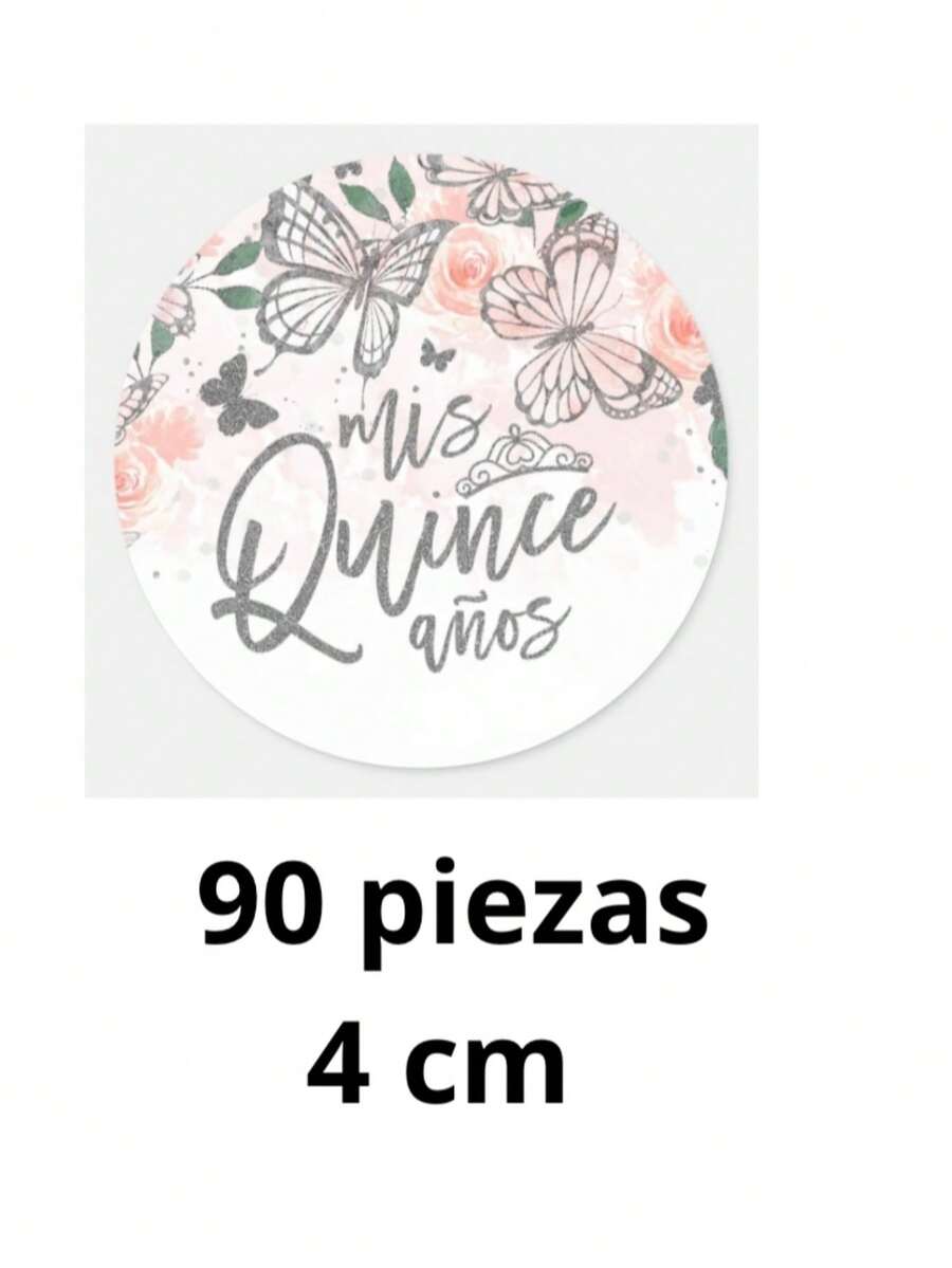 Label Stickers - Coral - View 1