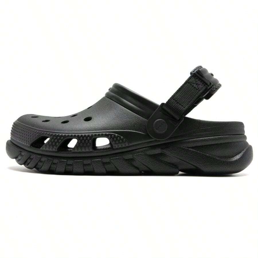 Crocs Sandalias de zuecos tejidas unisex, zapatos deportivos casuales livianos y cómodos, código de estilo: 208776-001