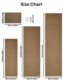 1 件卧室地毯仿剑麻长条地毯，非常适合入口、洗衣房、走廊、卧室、厨房、客厅和餐厅的硬木地板，时尚长地垫 - 室内四季家居装饰、门垫、可洗且防滑，非常适合家庭用作走廊地毯、卧室地毯、厨房地毯、床边地毯、家居装饰 | 厨房装饰