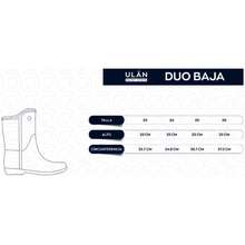 Bota de Lluvia para Dama Ana 4290 Glamour De moda Elegante Básico Lindo Tela Oficina Exterior Otoño-Invierno. - Café integral - Ver 7