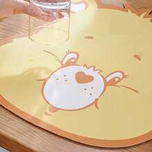 Care Bears Cute Animal Desk Mat, Absorbent, Dirt-Resistant Silicone Kitchen & Bathroom Desk Pad With Bear Pattern, Perfect Gift For Family