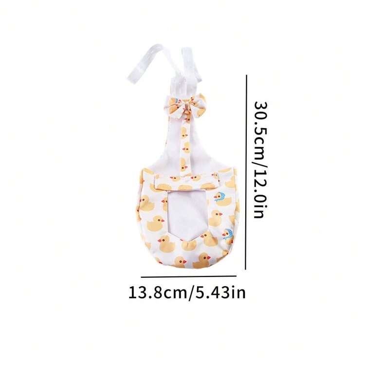 Goose Diapers Pet Chicken Diapers Duck Breathable Fabric Loose Tight Belt Design Diapers Pet Chicken Diapers Washable Nappy Adjustable Bowknot Clothes Chicken Duck Vest Hen Belt Pet Harness Matching Collars Bow Comfortable Leads Breathable Poultry Supplies - Multicolor - View 9