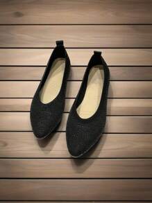 1 Pair Women's Casual Soft Bottom Loafers, Versatile Comfortable Flat Shoes For Work, Sightseeing, Commuting, Travel