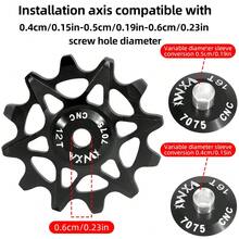 10T/12T/14T/16T Aluminum Alloy Positive/Negative Tooth Ceramic Bearing Derailleur Pulley Wheel For Mountain/Road Bike - Multicolor - View 9