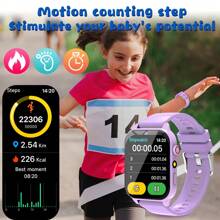 Heißestes Geschenk für Kinder, Kinder Smartwatch Neuheit 2025, Kinder Spieluhr, 18+ lustige Spiele, 1,83 Zoll Touchscreen, Energiesparchip, Schrittzähler, Fotos machen, Taschenlampe, Schlafüberwachung, Alarmerinnerung, Kamera, Fotoalbum, Spiele, Kalender, Schrittzählung, Countdown, Rechner, Stoppuhr, Taschenlampe