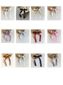 Elásticos de Cabelo Extras Grossos e Largos, Elásticos de Cabelo Elásticos: Largos, Macios, Cordas de Cabelo Elásticas - Suportes de Rabo de Cavalo de Alta Elasticidade com Aderência Antiderrapante, Macios e Confortáveis - Faixas de Cabelo Marrons Básicas para Todos os Penteados, Acessórios de Cabelo Femininos, Elásticos de Cabelo, Outono