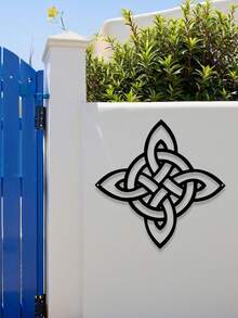 Vintage Celtic Witch Knot Metal Wall Art - Iron Decor For Kitchen, Coffee Area, Living Room & Office, Rustic Wall Decor|Decorative Metal Art| Metal Artwork, Metal Wall Art Decor, For Halloween