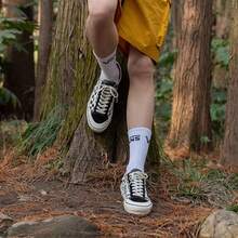 Vans Unisex 2026 Spring New Style 136 Decon VR3 Classic Retro Black & White Checkerboard Low-Top Casual Canvas Sneakers VN0A4BX91KP - Black and White - View 3