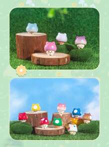 1pc/3pcs Assorted Anime Cute Cat Model Blind Box/Bag, PVC Material Action Figure, Perfect Gift For Anime Fans, Suitable For Office Desk Decor