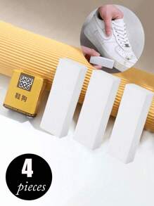 1/2 Set Velvet Shoe Cleaner Rubber Eraser - Non-Electric Stain Remover For Sneakers, Clothing, Glass, Walls, Floors, And Furniture - Multi-Functional Dry Cleaning Wiping Tool For Gentle Fabric Care.