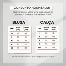 Pijama Cirúrgico Feminino Conjunto Hospitalar Scrub Privativo Uniforme Confortável - Azul bebê - Visão 7
