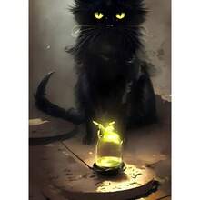 1 件/3 件墙面艺术海报可选框架/带框万圣节幻想艺术可爱鬼魂艺术海报印刷品适用于画廊客厅家居装饰黑暗万圣节帆布画墙面艺术画礼物 - 彩色 - 查看 33