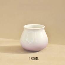 1 PIEZA Taza de café de cerámica con color de esmalte, taza de té de cerámica, taza de café hecha a mano, taza de degustación, taza de café para eventos, color de dopamina, agarre cómodo, de alta calidad y saludable, hermosa y práctica, taza de agua para el hogar u oficina, apropiada para regalo 180ml