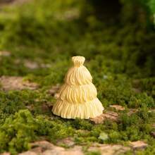 A Cute Resin Micro Landscape Ornament Featuring Animal Figurines Like Puppy, Piglet, And Lamb