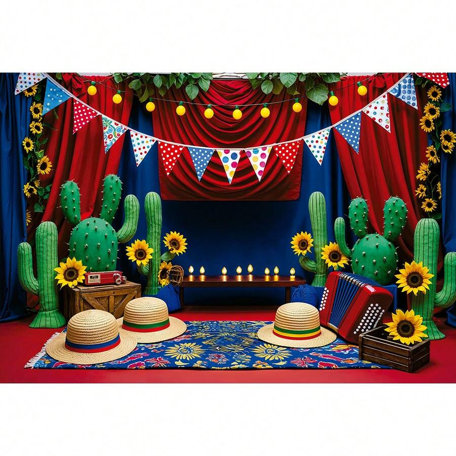 Photographic Panel June Festival Scenery Fabric - FDFJN0132 - View 1