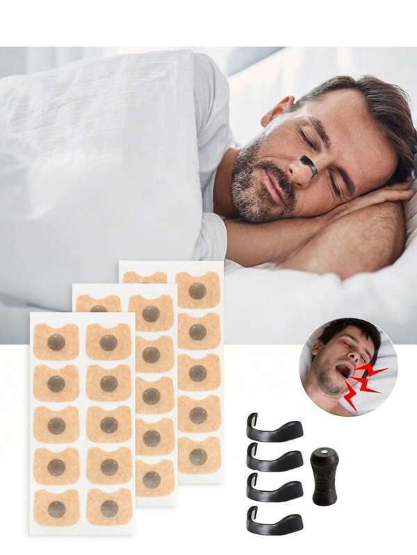 15 pares de dilatadores nasales magnéticos para deportes, kit de dilatador nasal que mejora la captación de oxígeno, clip nasal de recarga para respiración