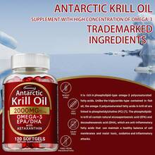 XEMENRY Antarctic Krill Oil - Joint, Heart, Brain & Immunity Supplements - 120pcs - 120 Capsules - 查看 7