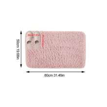 1/2 piezas Alfombras de baño de lujo ultra suaves - Antideslizantes, súper absorbentes y de secado rápido - Cómodos tapetes de piso para ducha, bañera y lavabo