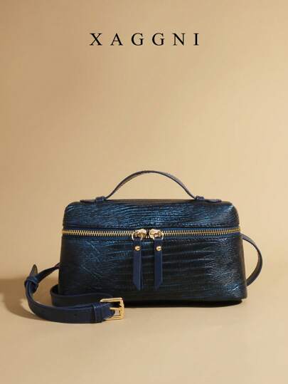 【良品】Lizard skin リザード /ツイストゴールド金具/ ハンドバッグ 良品】Lizard skin リザード /ツイストゴールド金具