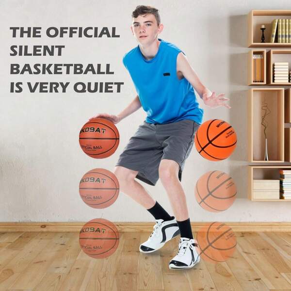 1pc Silent Basketball, Professional Indoor Quiet Slapping Ball, Fabric Silent Ball